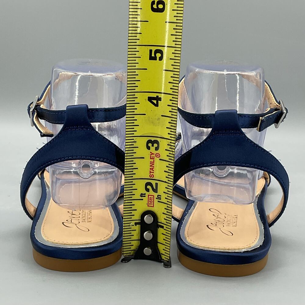 NEW Jewel Badgley Mischka Women’s O’Hara Ankle Strap Sandals Navy Size 8.5 - Picture 4 of 10